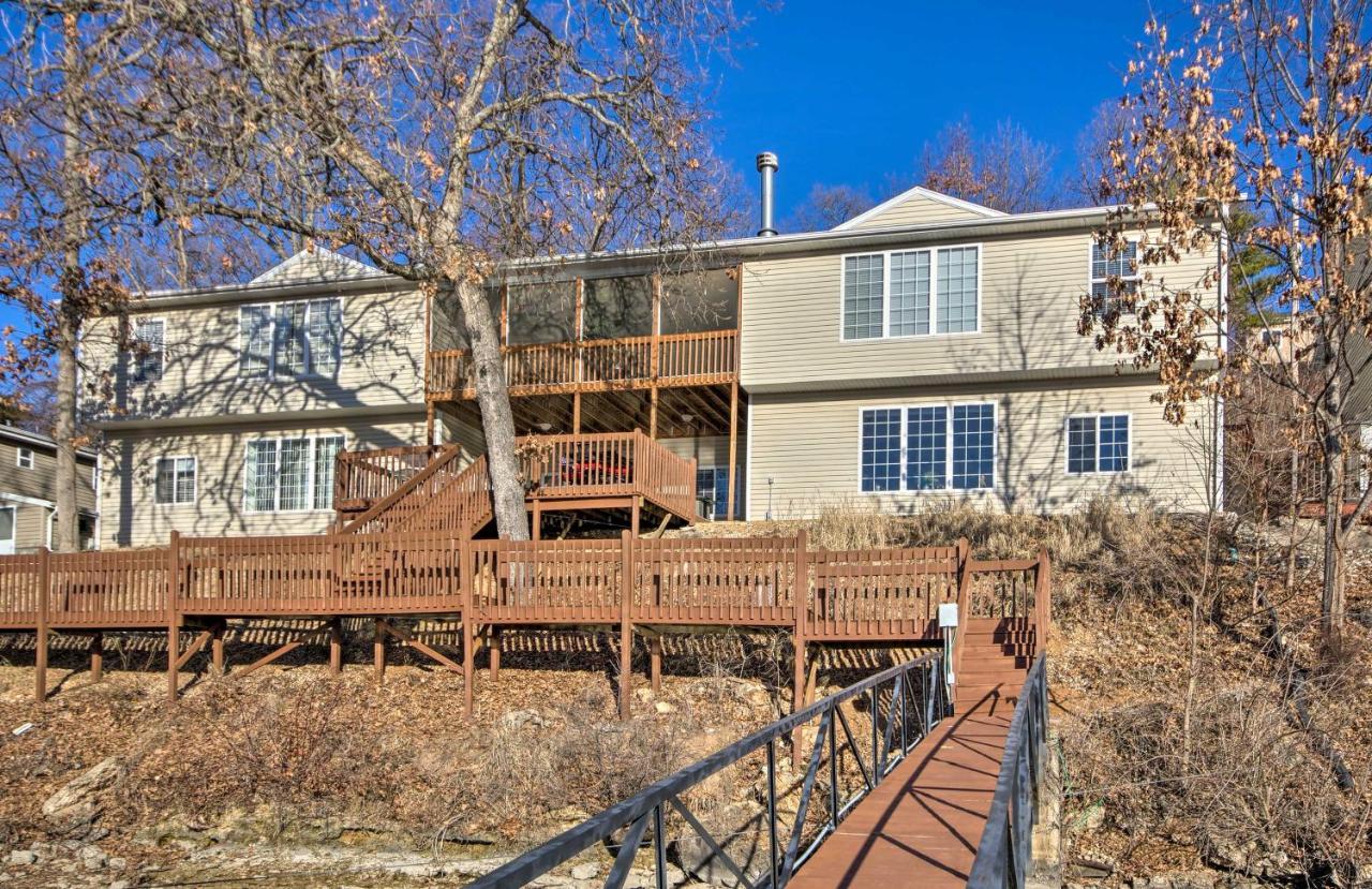 Waterfront Townhome With Private Dock And Lake Views Ozarks-See Exterior foto